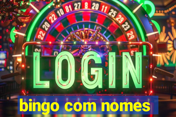 bingo com nomes